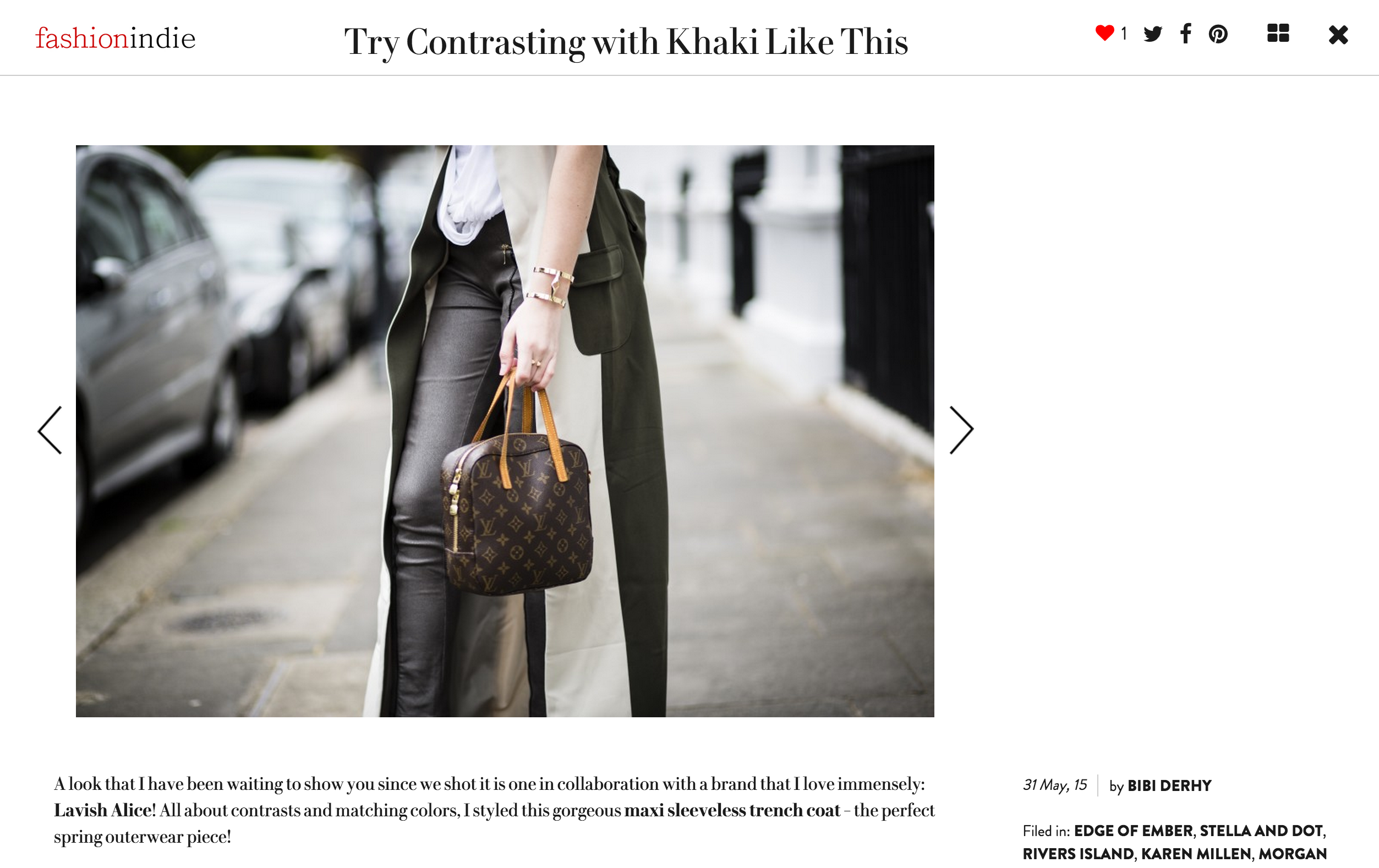 BibiGoesChic Feature on FashionIndie