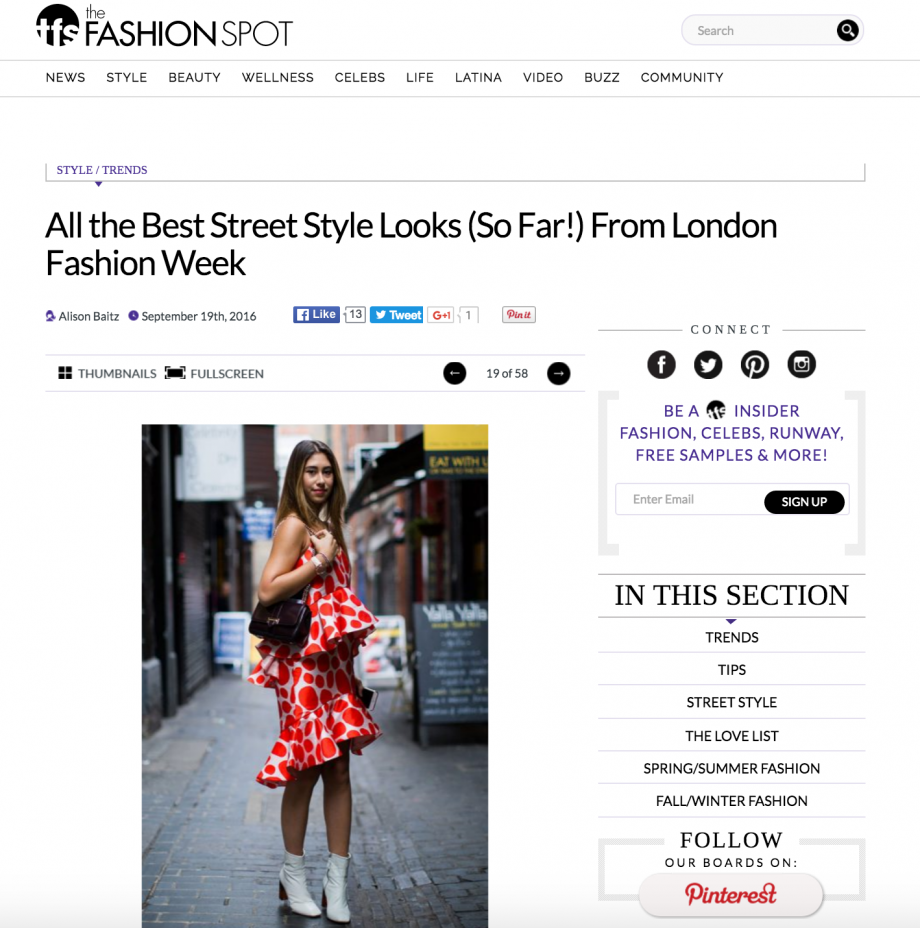 london fashion week ss17 streestyle