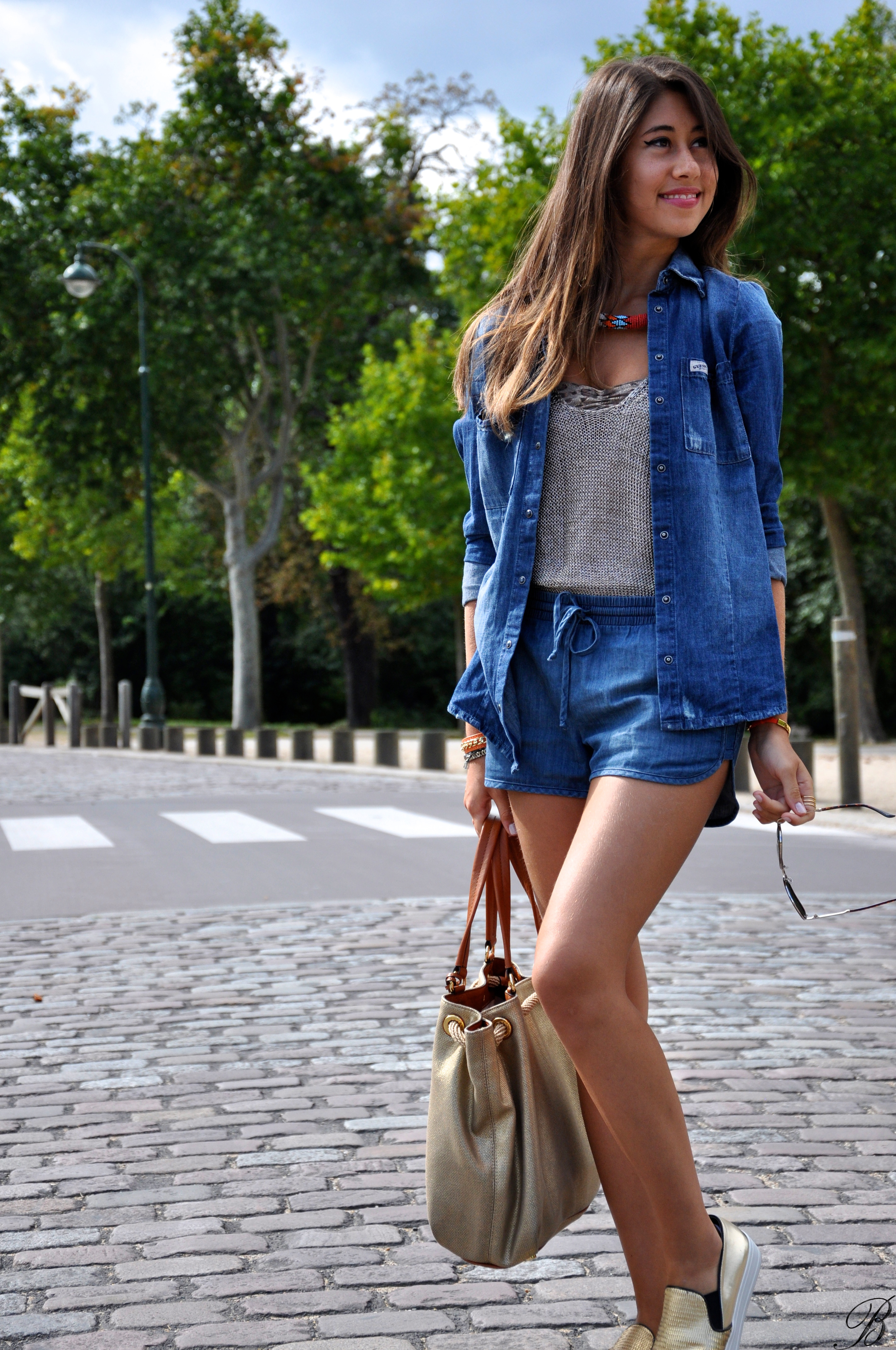 Gold lust and denim crush