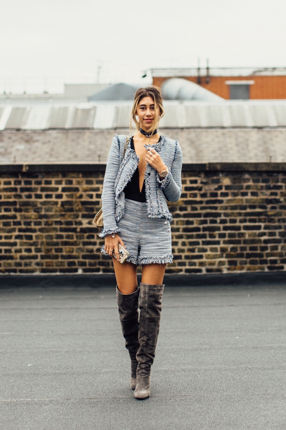 lfw ss17 streetstyle in aeterna style and daniel footwear