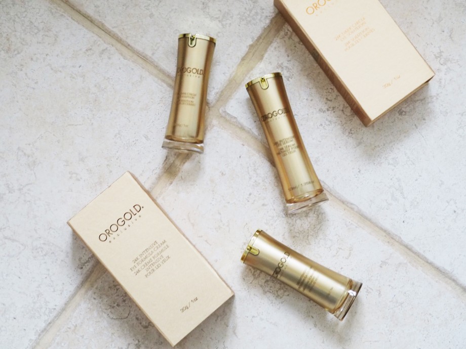orogold cosmetics exclusive eye collection winter skincare