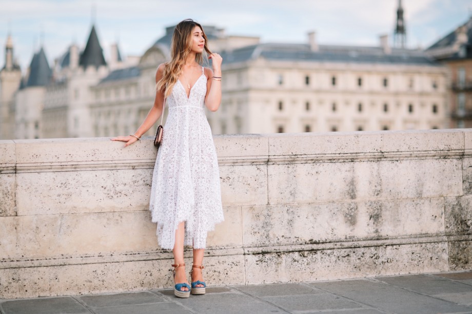 FOR LOVE & LEMONS ROSEMARY LACE DRESS