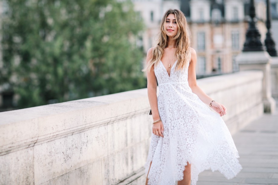 FOR LOVE & LEMONS ROSEMARY LACE DRESS