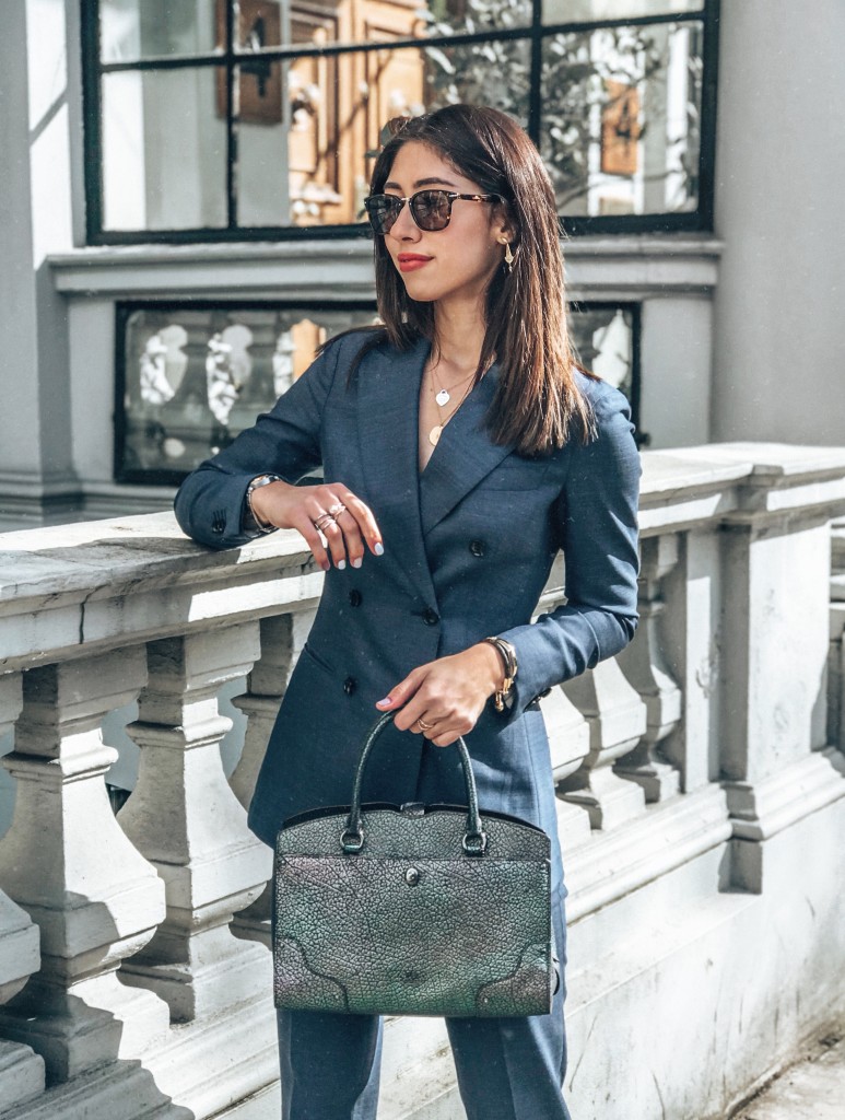 the power suit wearing suistudio