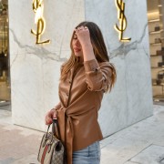 nanushka vegan leather shirt farfetch